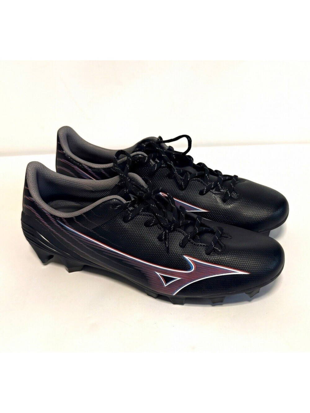 Mizuno Alpha Select Jr Youth Soccer Cleats Size 5.5 Black